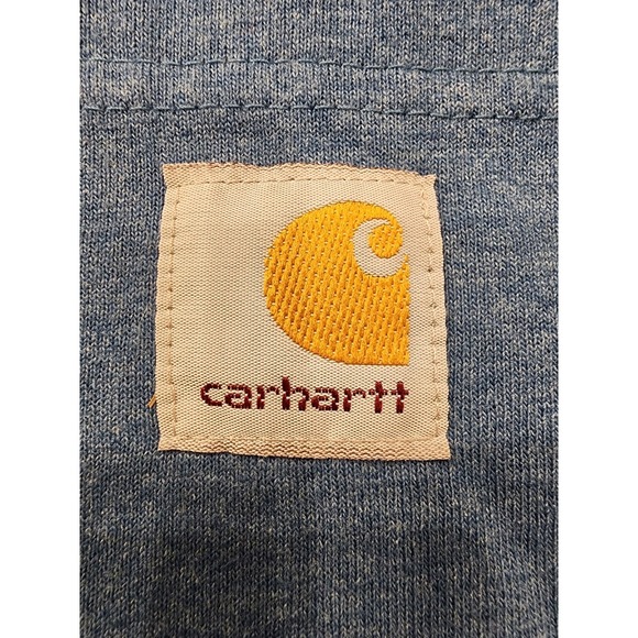 Carhartt Shirt Mens XL Blue Short Sleeve Pocket Original Fit Workwear - Picture 6 of 10